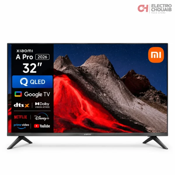 Xiaomi TV A Pro 32" QLED Google TV - Electro Chouaib Maroc