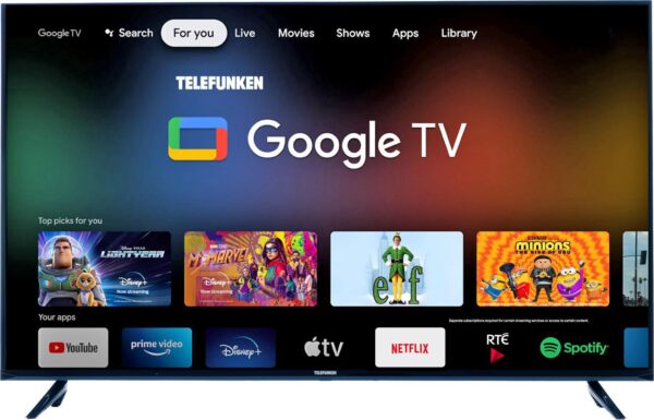 TELEFUNKEN TV 43″ Google TV FHD