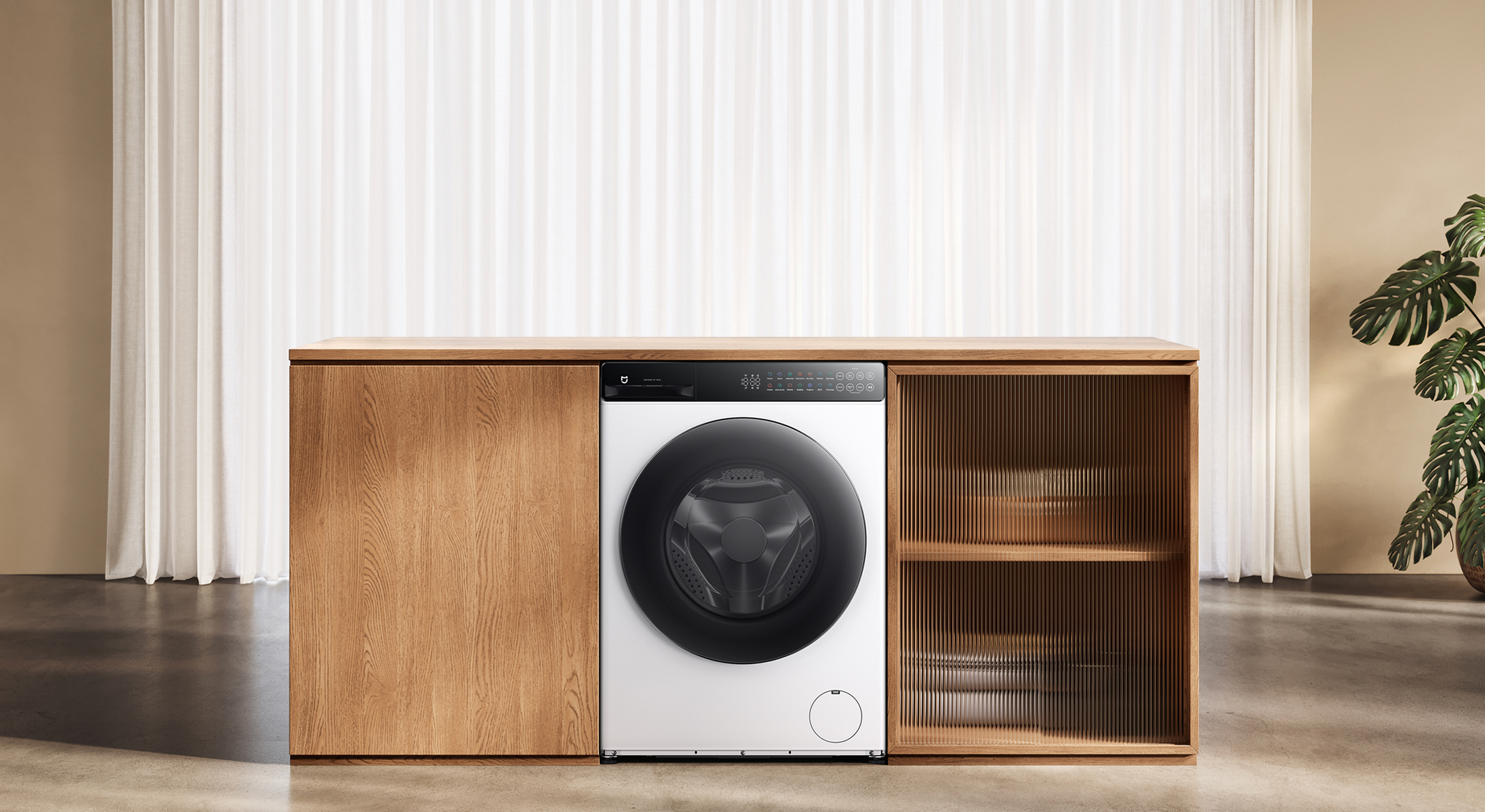 Lave-linge séchant Xiaomi Mijia 8 kg – vue de face Lave-linge séchant Xiaomi Mijia 8 kg - vue de face