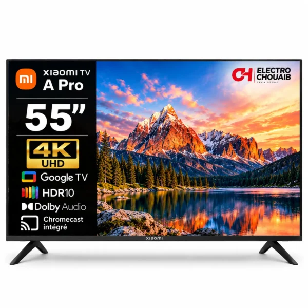 Xiaomi TV A Pro 55" 4K UHD Google TV - Electro Chouaib Maroc
