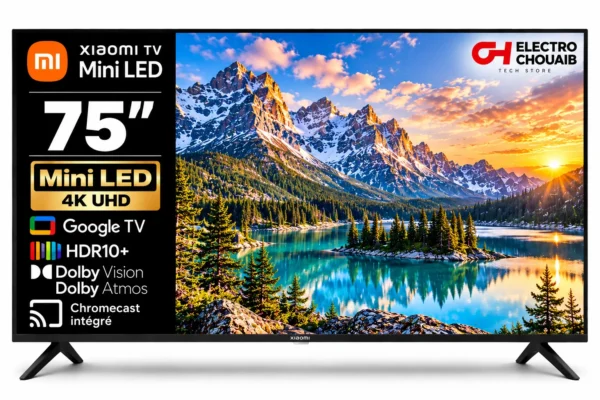 Xiaomi TV Mini LED 75" 4K Google TV - Electro Chouaib Maroc