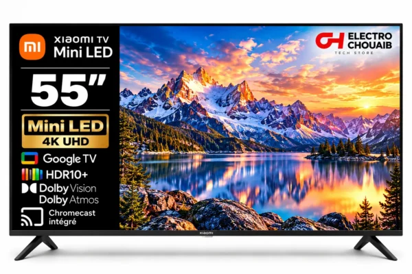 Xiaomi TV Mini LED 55" 4K Google TV - Electro Chouaib Maroc